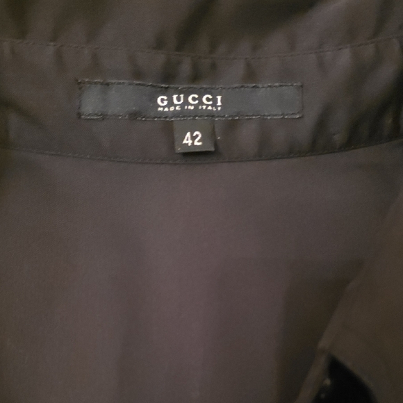 Gucci Black Button-Up Belted Shirt Tom For Era - Picture 3 of 7